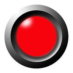 Image showing Red light button