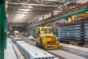 Image showing Block making department at construction factory