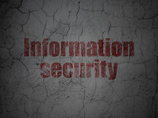 Image showing Security concept: Information Security on grunge wall background