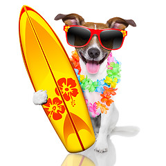 Image showing surfer dog 