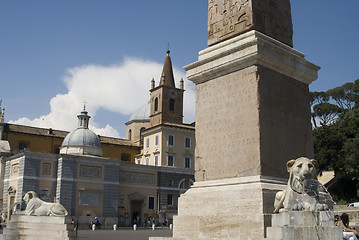 Image showing piazza del popolo rome