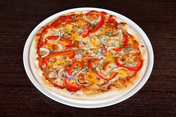 Image showing meat pizza