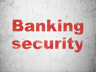 Image showing Banking Security on wall background