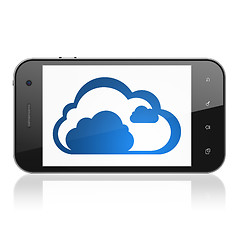 Image showing Cloud on smartphone