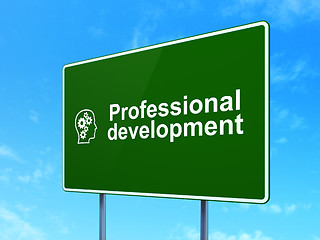 Image showing Education concept: Professional Development and Head Gears