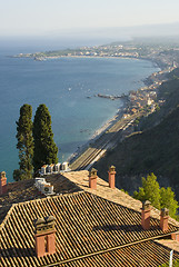 Image showing bay of taormina sicily