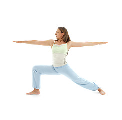 Image showing virabhadrasana warrior pose #4