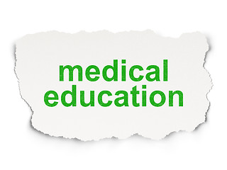 Image showing Medical Education on Paper background