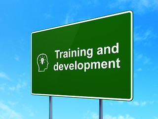 Image showing Training and Development Head Lightbulb