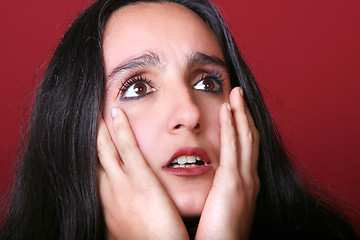 Image showing Surprised woman