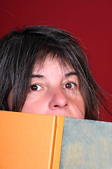 Image showing Woman with book