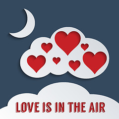 Image showing Love is in the air