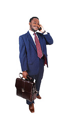 Image showing Businessman with briefcase.