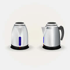 Image showing Illustration of electric kettles