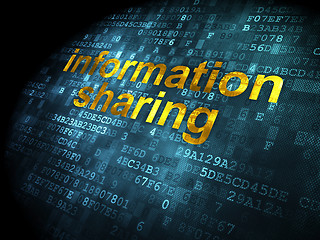 Image showing Information concept: Information Sharing