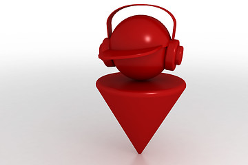 Image showing boy and headphones