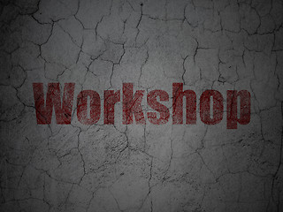 Image showing Education concept: Workshop on grunge wall background