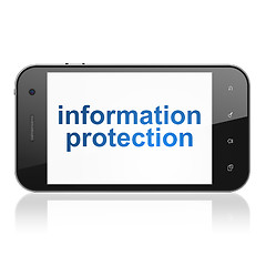 Image showing Privacy concept: Information Protection on smartphone