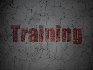 Image showing Education concept: Training on grunge wall background