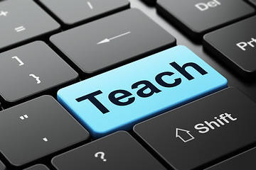 Image showing Education concept: Teach on computer keyboard background