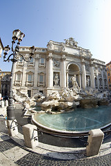 Image showing fountain of trevi rome italy