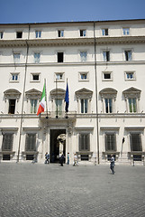 Image showing piazza colonna rome italy