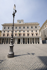 Image showing piazza colonna rome italy