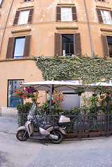 Image showing street scene rome italy