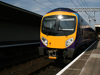 Image showing modern diesel train