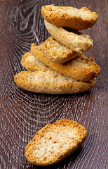 Image showing Crispy Bread Halves