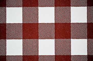 Image showing Brown Checkered Background