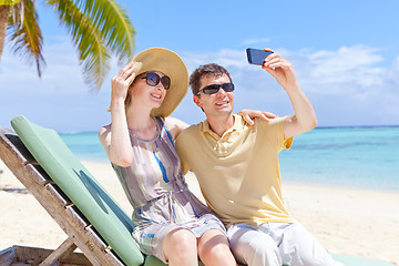 Image showing family taking photo