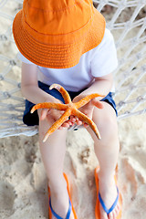 Image showing kid at the beach