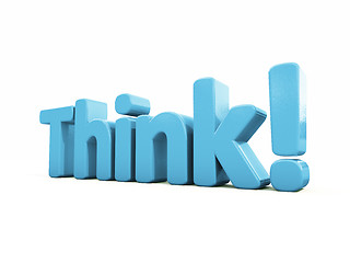 Image showing 3d Think