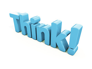 Image showing 3d Think