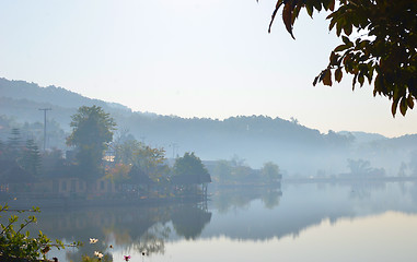 Image showing morning lake