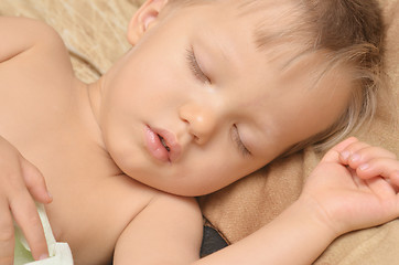 Image showing sleeping boy