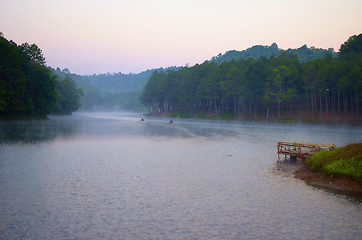 Image showing morning lake