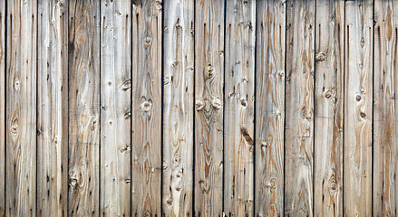 Image showing wooden fence