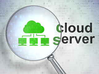 Image showing Cloud Network and Server