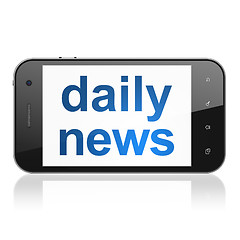 Image showing Daily News on smartphone