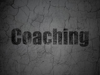 Image showing Education concept: Coaching on grunge wall background