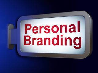Image showing Marketing concept: Personal Branding on billboard background