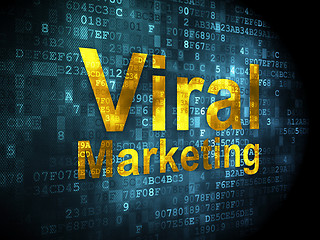 Image showing Advertising concept: Viral Marketing on digital background