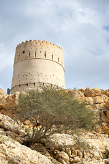 Image showing Tower Wadi Shab
