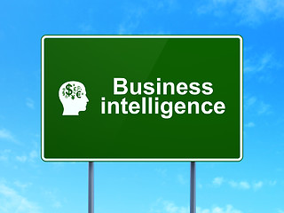 Image showing Business Intelligence and Head Finance Symbol