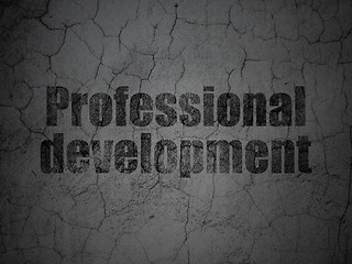 Image showing Education concept: Professional Development on grunge wall