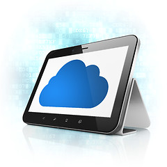 Image showing Cloud on tablet pc computer