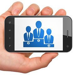 Image showing Law concept: Business Team on smartphone