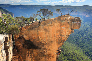 Image showing Hanging Rock Blue Mountains Australia